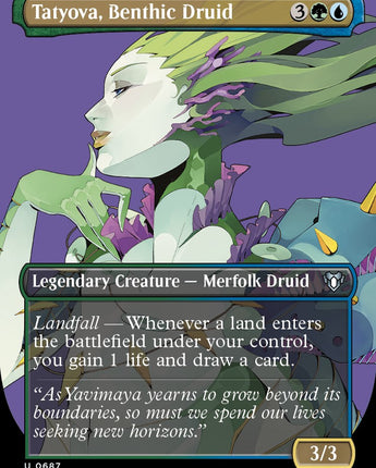 Tatyova, Benthic Druid (Borderless)