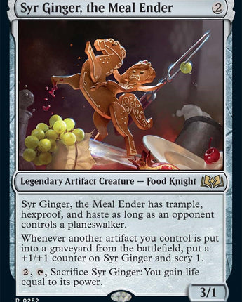 Syr Ginger, the Meal Ender