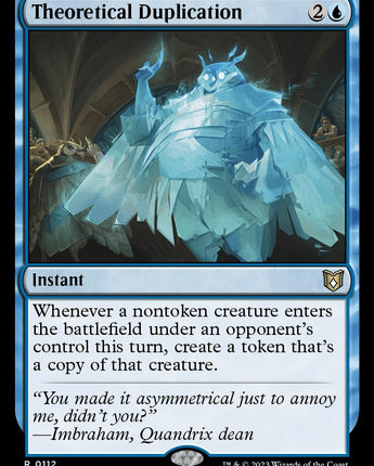 Theoretical Duplication