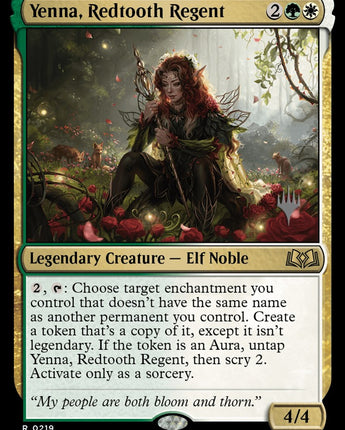 Yenna, Redtooth Regent