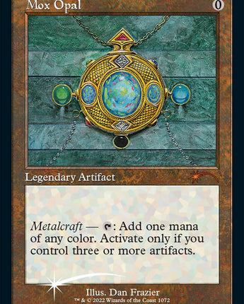 Mox Opal (Retro Frame) (Foil Etched)