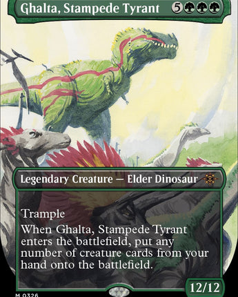 Ghalta, Stampede Tyrant (Borderless)
