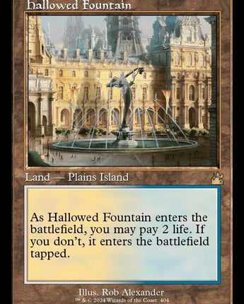 Hallowed Fountain (Retro Frame)