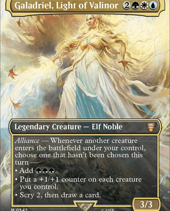 Galadriel, Light of Valinor (Borderless) (Surge Foil)