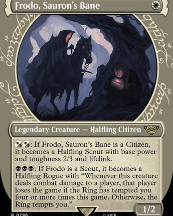 Frodo, Sauron's Bane (Showcase) (Surge Foil)