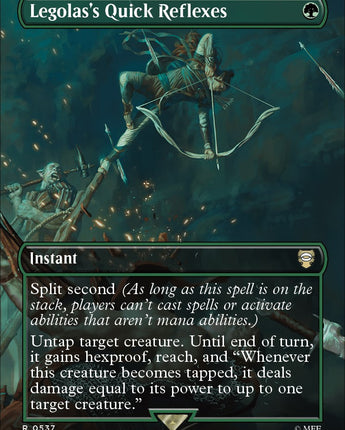Legolas's Quick Reflexes (Borderless) (Surge Foil)