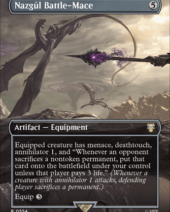 Nazgul Battle-Mace (Borderless) (Surge Foil)