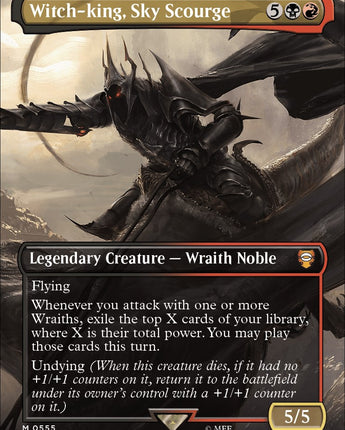 Witch-king, Sky Scourge (Borderless) (Surge Foil)