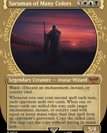 Saruman of Many Colors (Showcase) (Surge Foil)