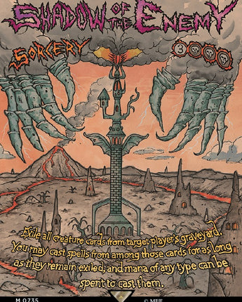 Shadow of the Enemy (Borderless Poster)