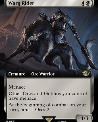 Warg Rider (Extended Art)