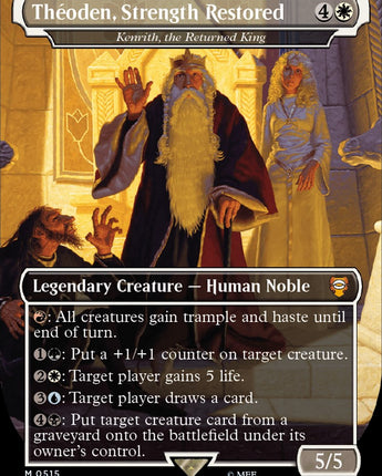 Theoden, Strength Restored - Kenrith, the Returned King (Borderless)