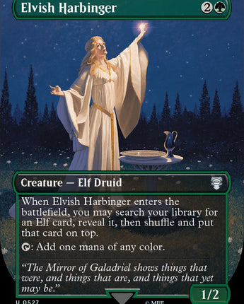 Elvish Harbinger (Borderless)