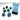 Chessex Dice: 7-Die RPG Set - Speckled: Sea 