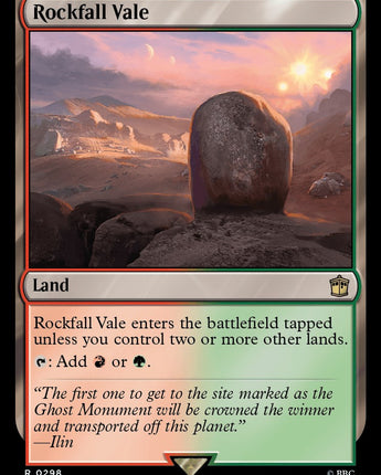 Rockfall Vale