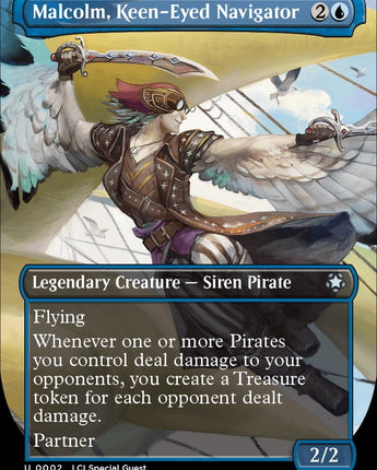 Malcolm, Keen-Eyed Navigator (Borderless)