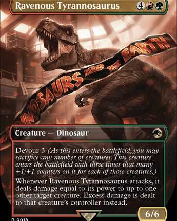 Ravenous Tyrannosaurus (Borderless)