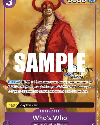 Who's.Who (CS 2023 Celebration Pack)