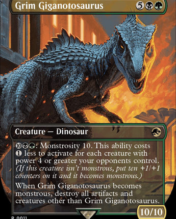 Grim Giganotosaurus (Borderless)