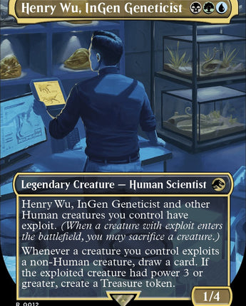 Henry Wu, InGen Geneticist (Borderless)