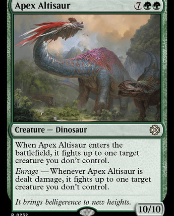 Apex Altisaur