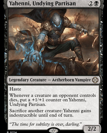 Yahenni, Undying Partisan