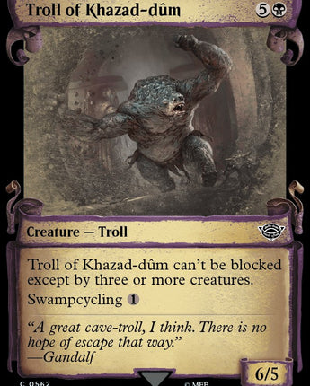 Troll of Khazad-dum (Showcase Scrolls)