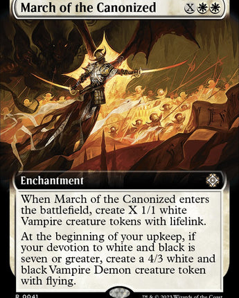 March of the Canonized (Extended Art)