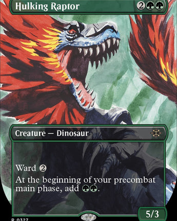Hulking Raptor (Borderless)