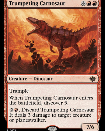 Trumpeting Carnosaur