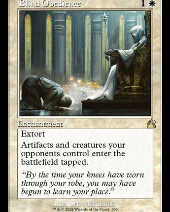 Blind Obedience (Retro Frame)