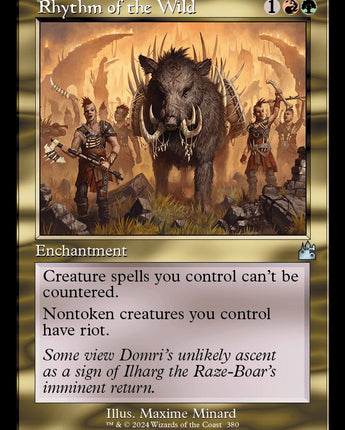 Rhythm of the Wild (Retro Frame)