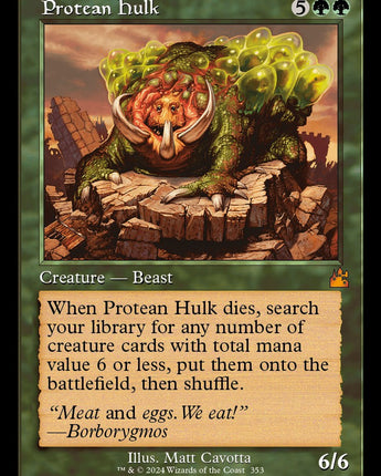 Protean Hulk (Retro Frame)