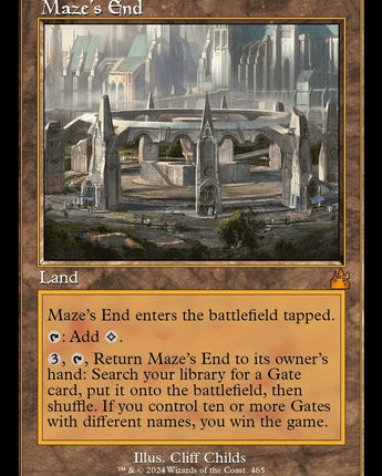 Maze's End (Retro Frame)