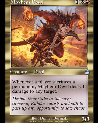Mayhem Devil (Retro Frame)