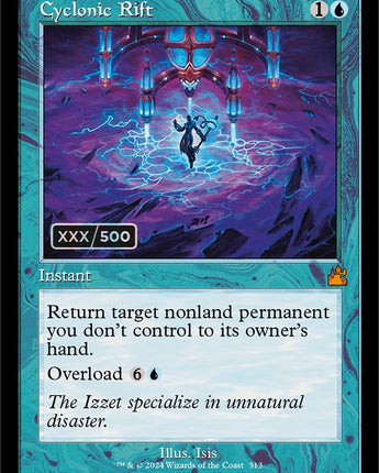 Cyclonic Rift (Retro Frame) (Serial Numbered)