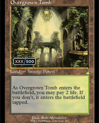 Overgrown Tomb (Retro Frame) (Serial Numbered)