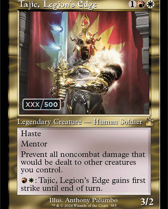 Tajic, Legion's Edge (Retro Frame) (Serial Numbered)