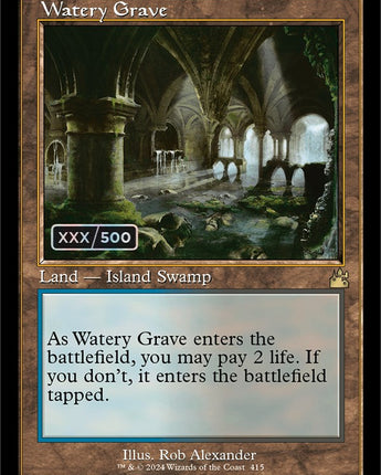 Watery Grave (Retro Frame) (Serial Numbered)