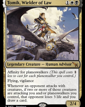 Tomik, Wielder of Law