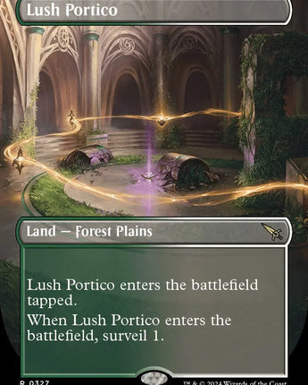 Lush Portico (Borderless)