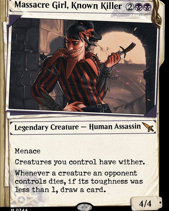 Massacre Girl, Known Killer (Showcase)