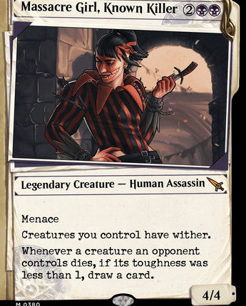 Massacre Girl, Known Killer (Showcase) (Invisible Ink)