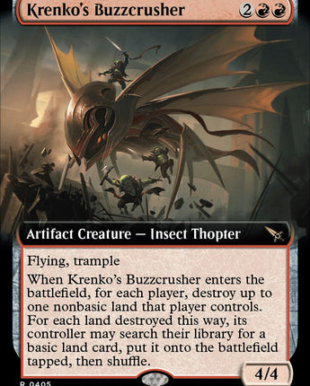 Krenko's Buzzcrusher (Extended Art)
