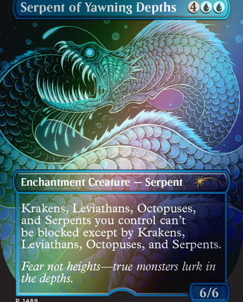Serpent of Yawning Depths (Rainbow Foil)