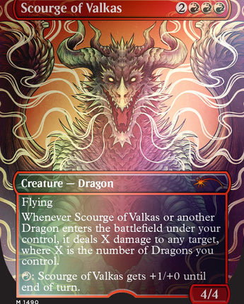 Scourge of Valkas (Rainbow Foil)