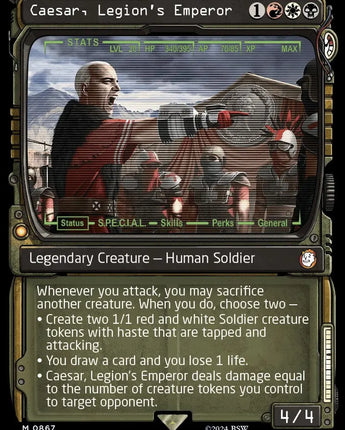 Caesar, Legion's Emperor (Showcase) (Surge Foil)
