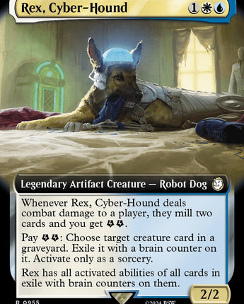 Rex, Cyber-Hound (Extended Art) (Surge Foil)