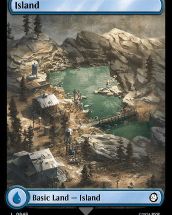 Island (0848) (Surge Foil)