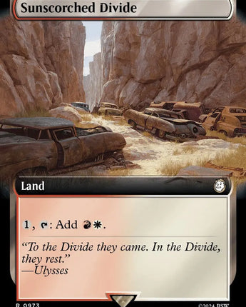 Sunscorched Divide (Extended Art) (Surge Foil)